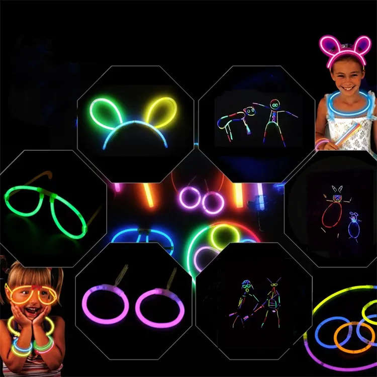 Premium Disposable Neon Glow Sticks for Parties and Events -
