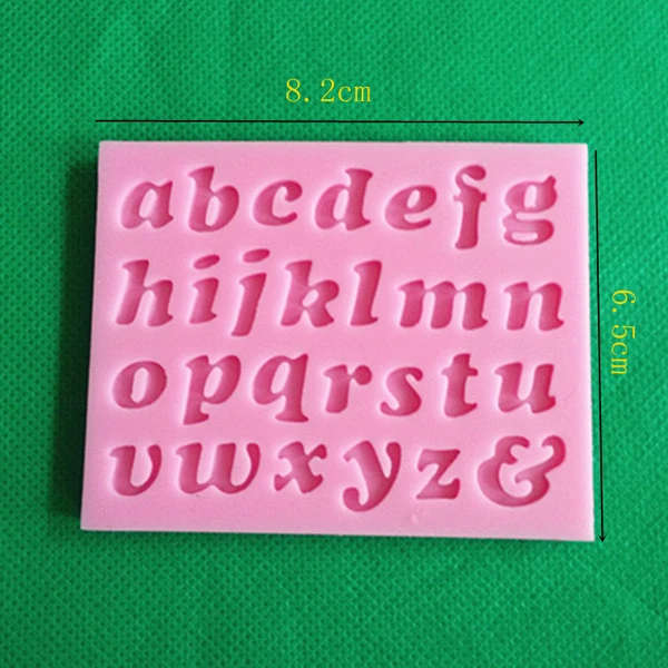 Honana 3Pcs Letters & Numbers Fondant Cake Molds Soap Chocolate Mold