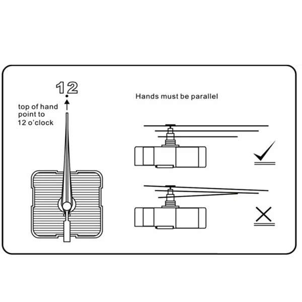 Quartz Clock Movement Mechanism DIY Repair Tool 