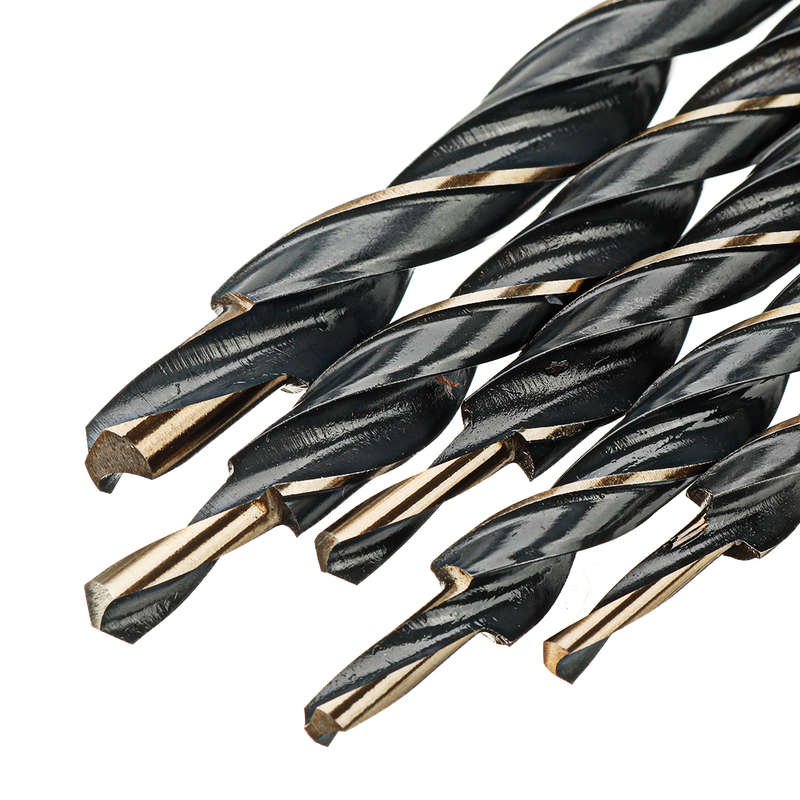 Drillpro 5Pcs Cobalt Drill Hss-Co Twist Step Drill Bits For Manual Pocket Hole Jig Master Woodworkin