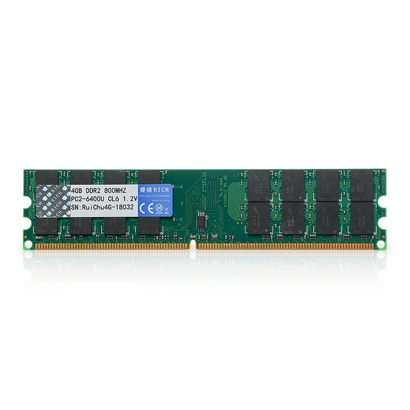 RuiChu DDR2 800MHz 4GB AMD RAM 240pin Memory Ram Memory Stick Memory Card for Desktop PC Computer