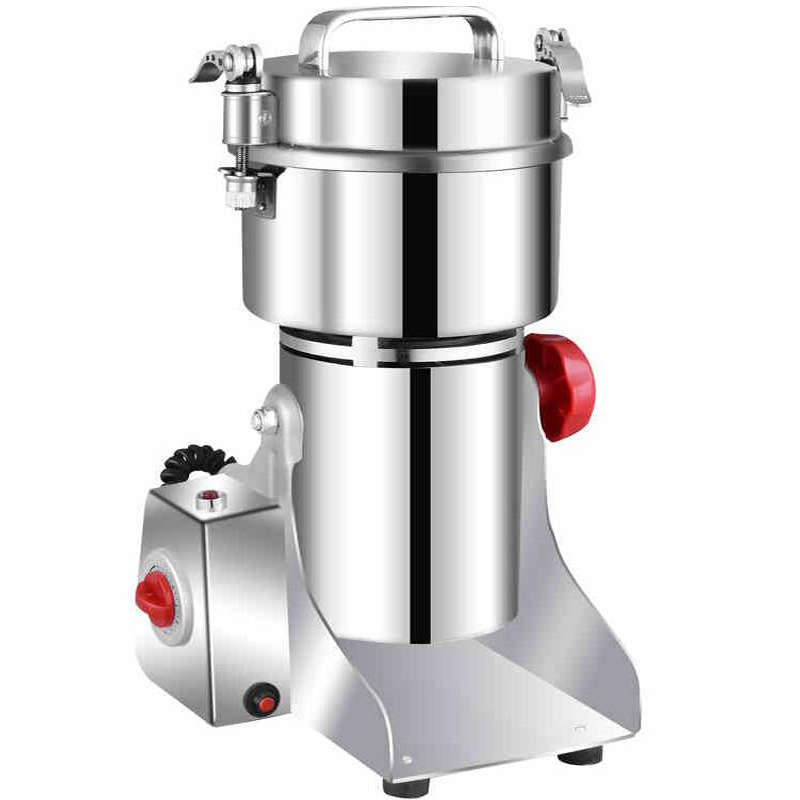 JUSTBUY 800A 2500W 800g Electric Grains Spices Cereal Dry Food Grinder Mill Grinding Machine Stainle