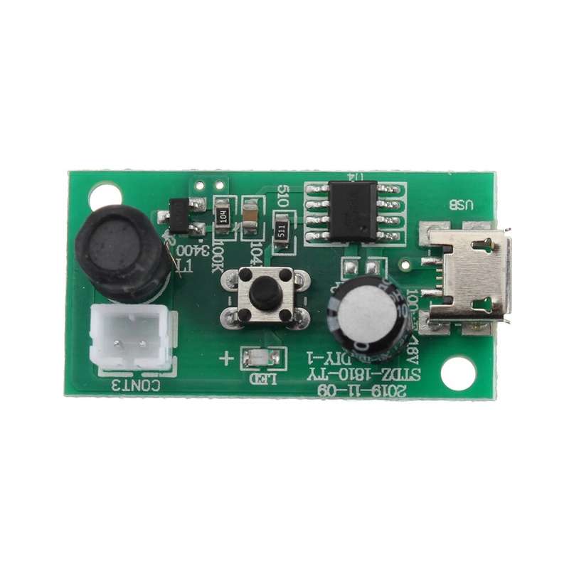 3Pcs USB Humidifier Atomization Driver Board PCB Circuit Board 5V Spray Incubation