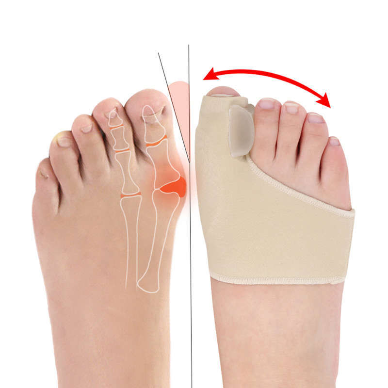 1 Pair Toe Bunion Protector Straightener Separator Corrector Hallux Valgus