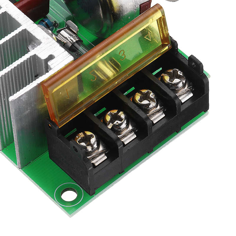 High Efficiency AC 0V-220V SCR Voltage Regulator PWM Motor Speed Controller Dual Capacitor with Knob
