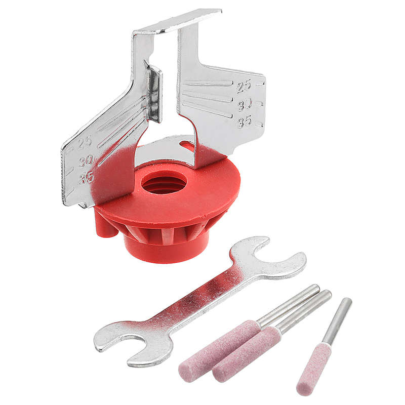 HILDA chain saw sharpening attachment
