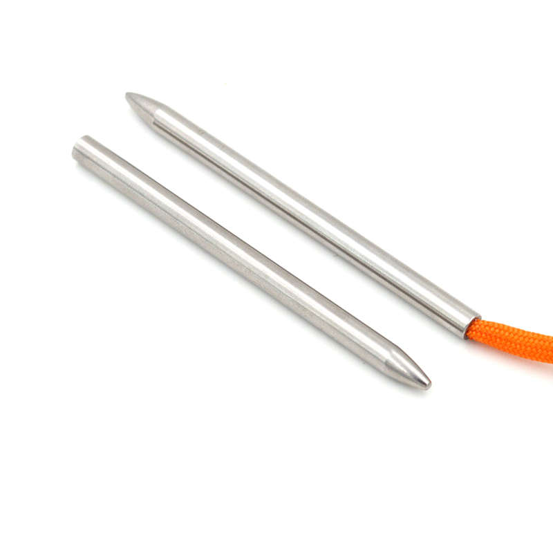 6MM 550 Paracord Fid Lacing Stitching Weaving Needle Stainless Steel Works For Laces Strings