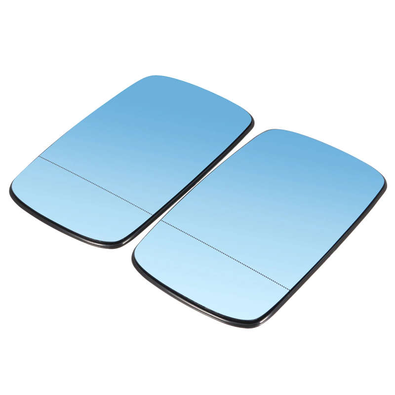 Car Left And Right Side Heated Blue Wing Mirror Glass For BMW E39 E46 19982005