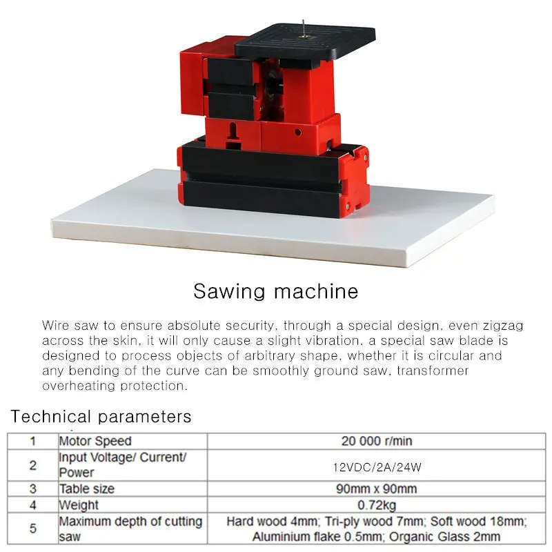 Raitool 8 In 1 Mini Multipurpose Machine DIY Woodwork Model Making Tool Lathe Milling MachineKit