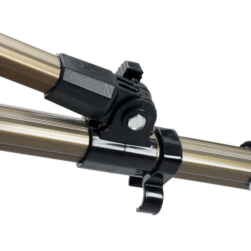Aluminum Alloy Fishing Rod Holder Adjustable Retractable Fishing Pole Ground Stand Ro...-(Size 1.5M)