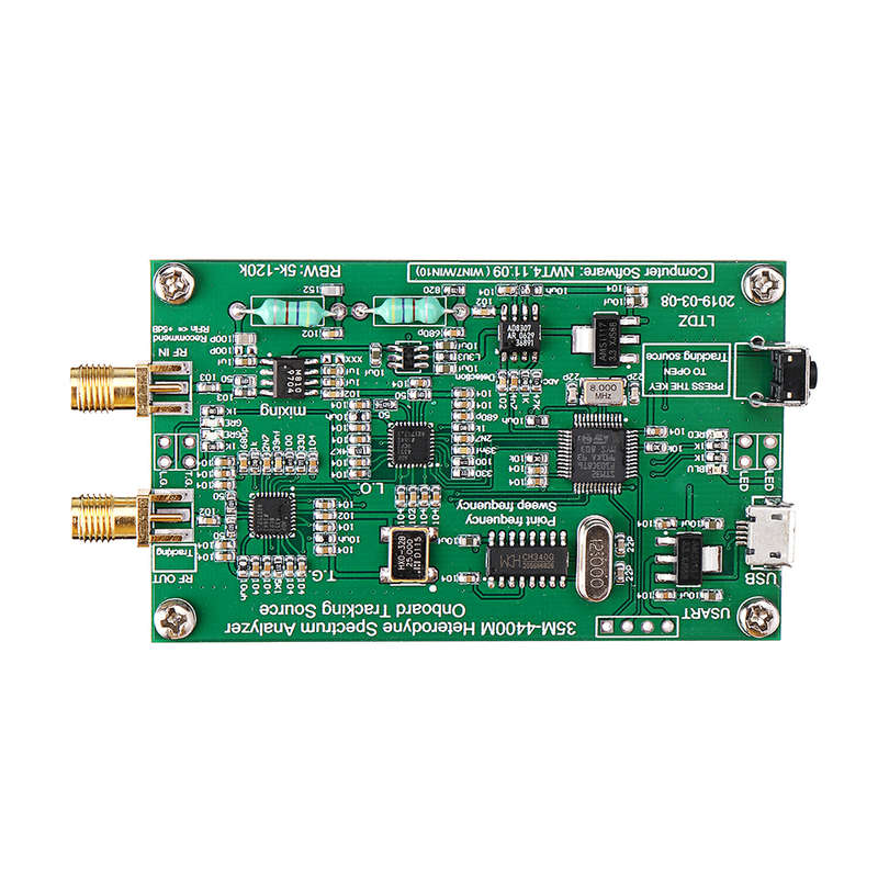 Geekcreit Spectrum Analyzer USB LTDZ_35-4400M_Spectrum Signal Source with Tracking Source Module RF