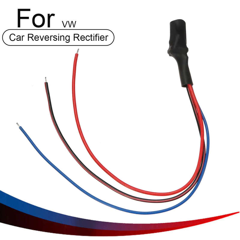 12V DC EU Car Reversing Rectifier Power Filter for VW Reverse Parking Camera