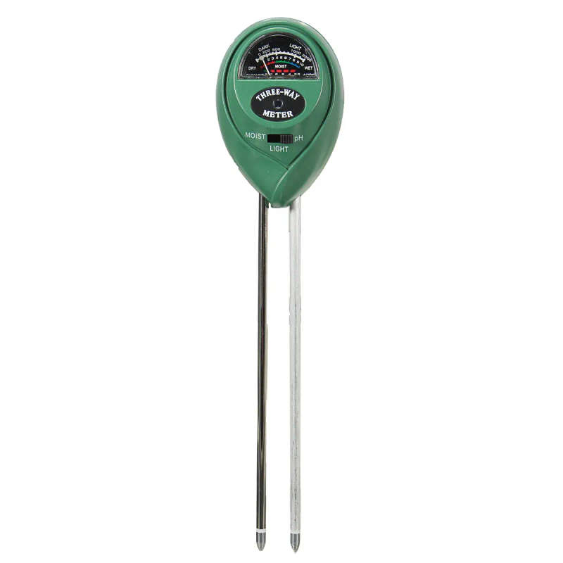3 in1 PH Garden Soil Tester Professional LCD Temperature Moisture Sunlight Meter