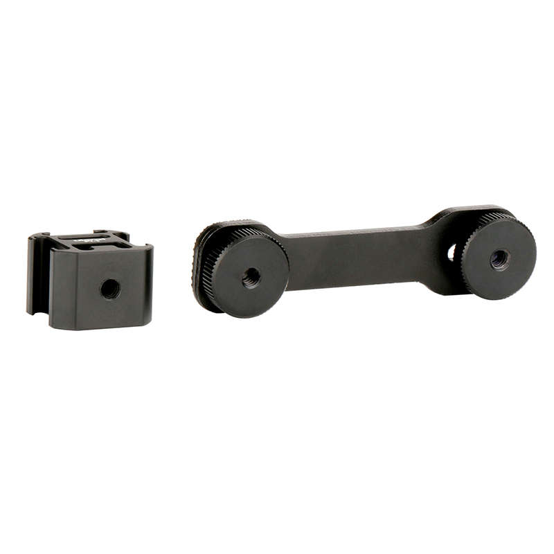 Ulanzi PT-3 Metal Extention Bar Flash Light Bracket with 3 Cold Shoe Mounts