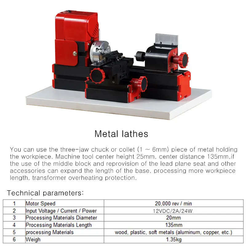 Raitool 8 In 1 Mini Multipurpose Machine DIY Woodwork Model Making Tool Lathe Milling MachineKit