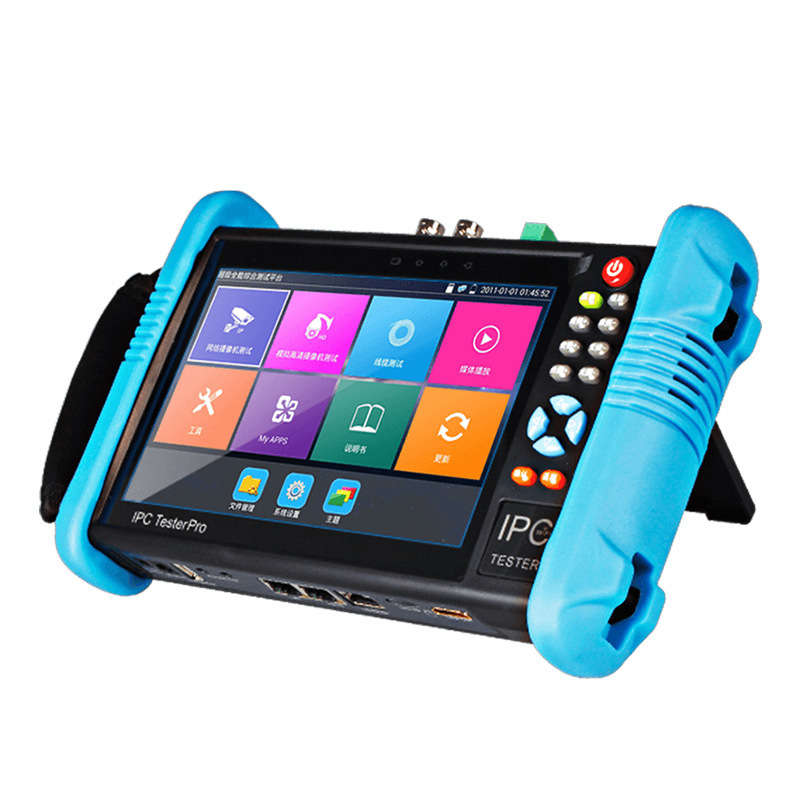 IPC9800Plus+ 7 Inch IP CCTV Tester Monitor Analog CVBS Camera Tester H.265 4K Video Testing Support