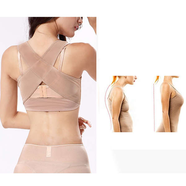 Womens Invisible Posture Corrector Brace Trainer Providing Relief from Bad Posture Back Strap