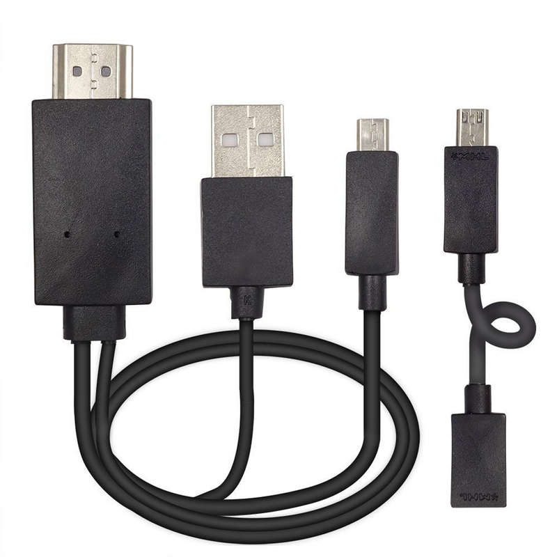 Mini 1080P MHL Micro USB to HDMI Cable Converter Adapter for Android Phone/PC/TV Audio Adapter HDTV