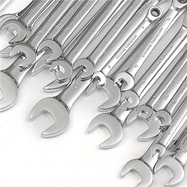 Raitool HT01 Chrome Vanadium Steel Metric Ratchet Spanner Gear Wrench Fixed Head 6-32mm...