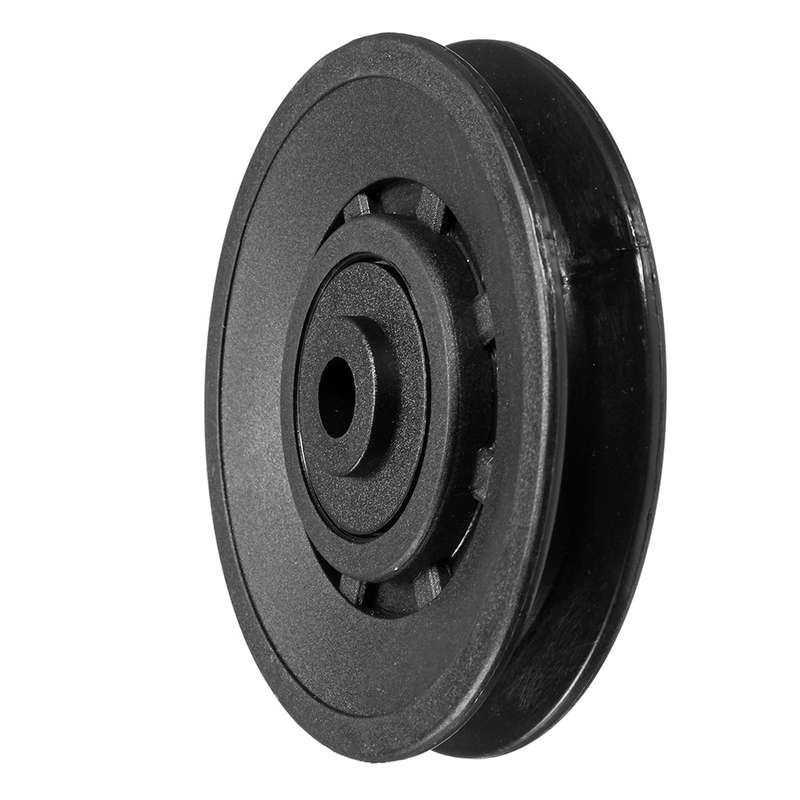 90mm Universal Nylon Bearing Pulley Wheels Cable For Gym Fitness Equipment Parts