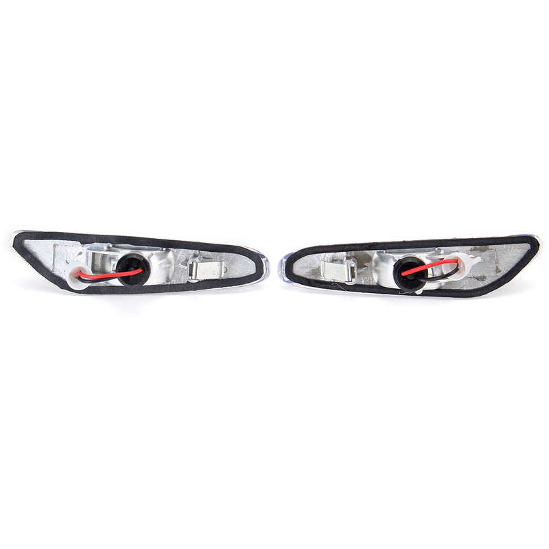 LED Side Marker Lights Turn Signal Lamp Amber Pair For BMW E82 E88 E60 E61 E90 E91 E92 E46
