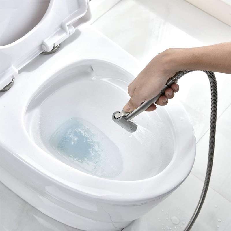 304 Stainless Steel Handheld Bidet Sprayer for Toilet with Anti-leaking Hose Toilet Wall Mounted Mul