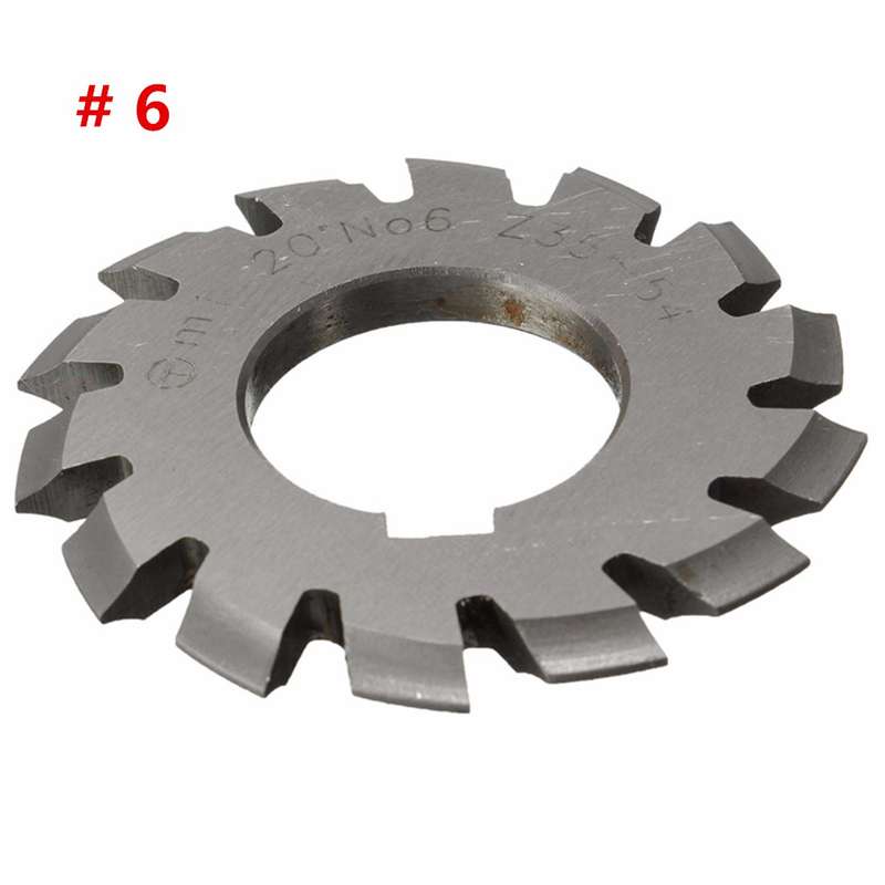 8pcs Module 1 PA20 Bore 22mm #1-8 HSS Involute Gear Milling Cutter