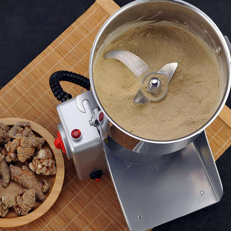 JUSTBUY 800A 2500W 800g Electric Grains Spices Cereal Dry Food Grinder Mill Grinding Machine Stainle