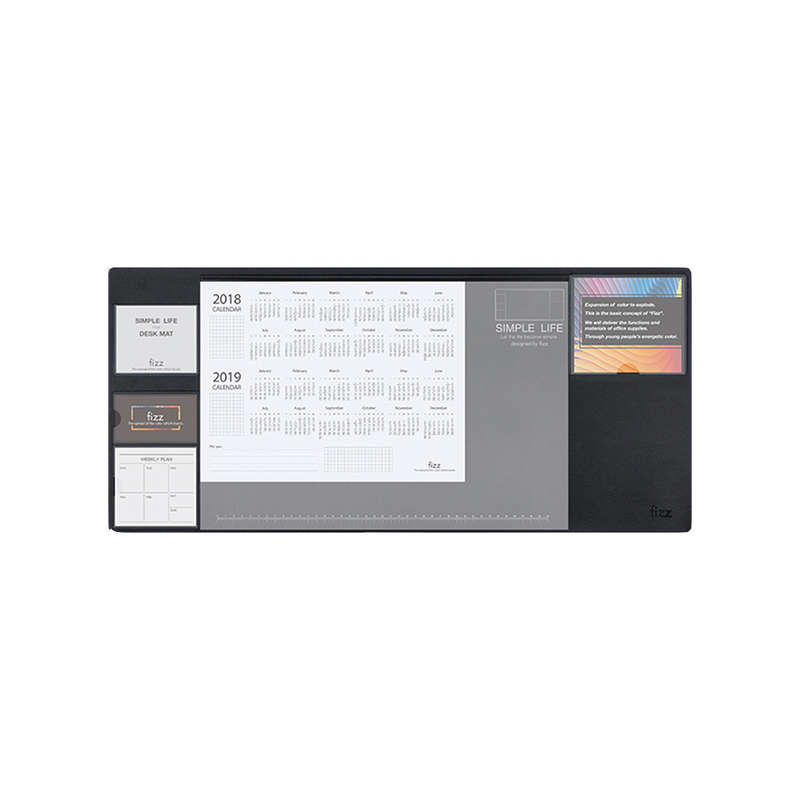 Fizz Multifunctional Office Table Mat Weekly Planner Desk File Organizer De