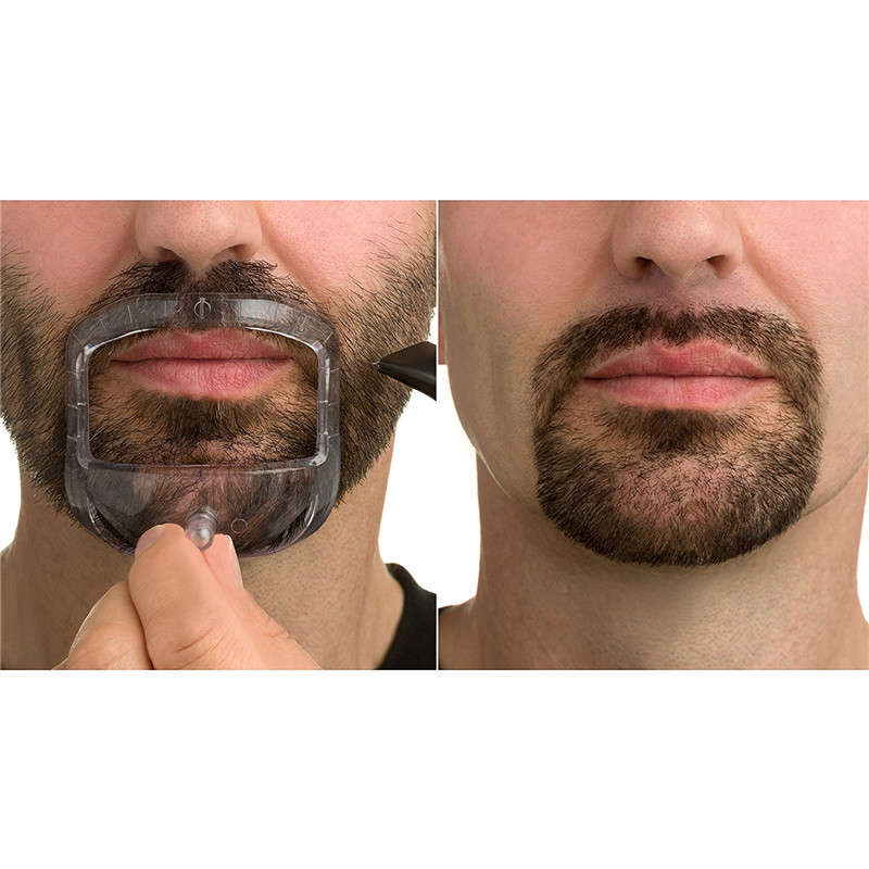 5 Pcs Beard Comb Styling Tools for Men Goatee Shaping Template Beard Shaving Face Care Model...