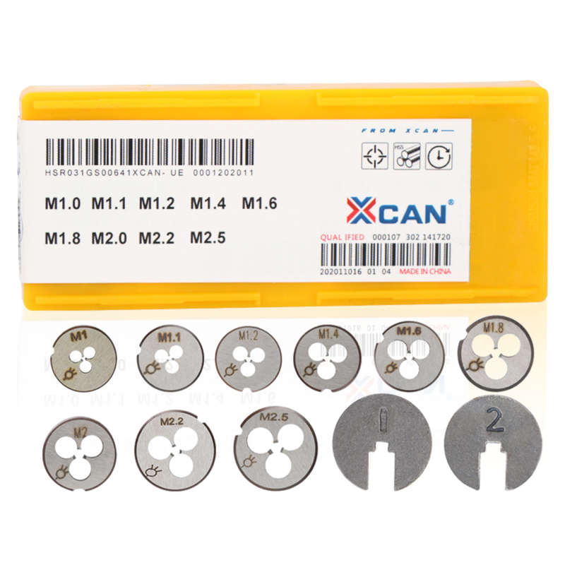 Drillpro 31pcs Multifunction Tap Die Set M1-M2.5 Metric Thread Tap and D