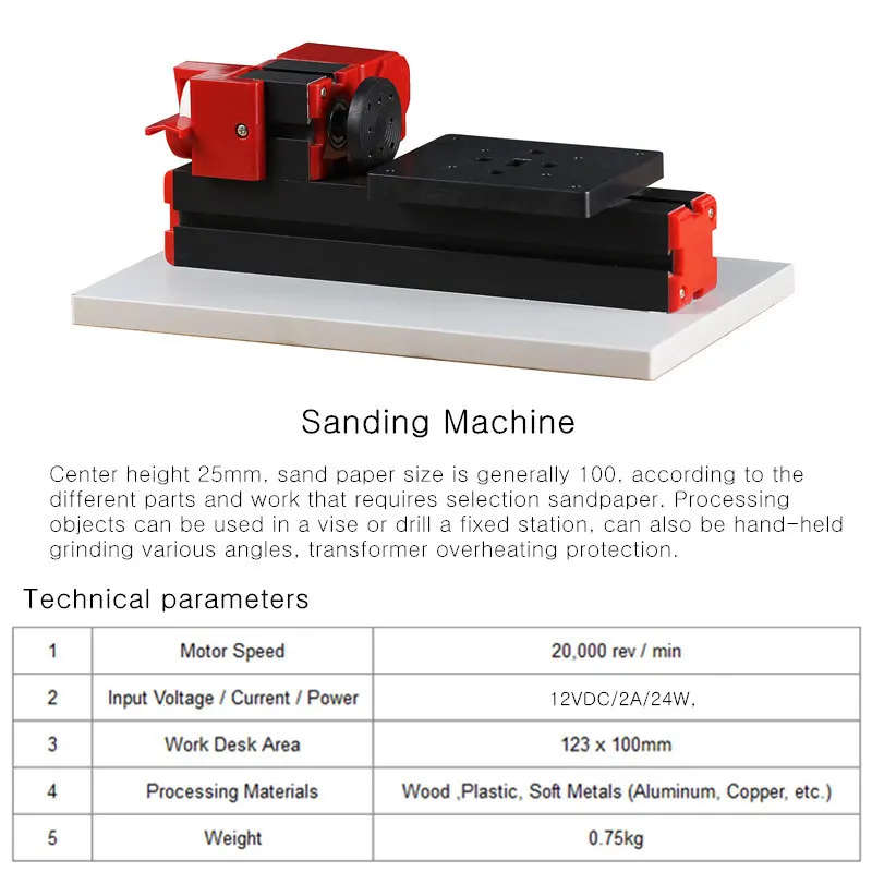 Raitool 8 In 1 Mini Multipurpose Machine DIY Woodwork Model Making Tool Lathe Milling MachineKit