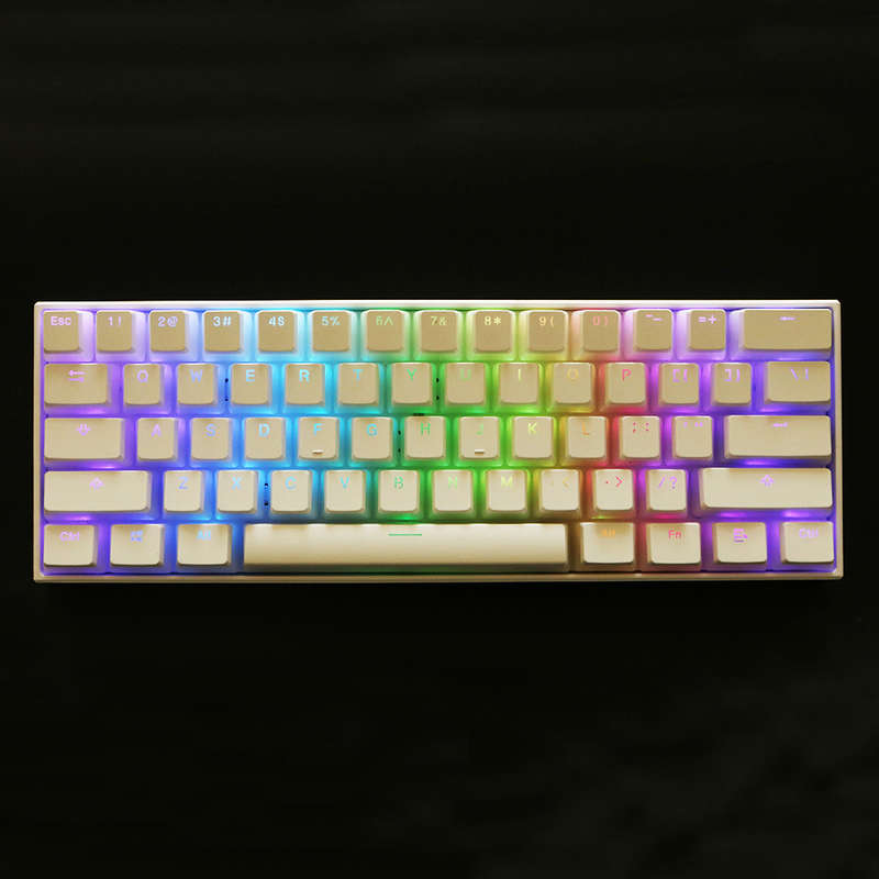 108 Keys White Pudding Keycap Set OEM Keycap PBT Translucent Keycaps for Mechanical Keyboard