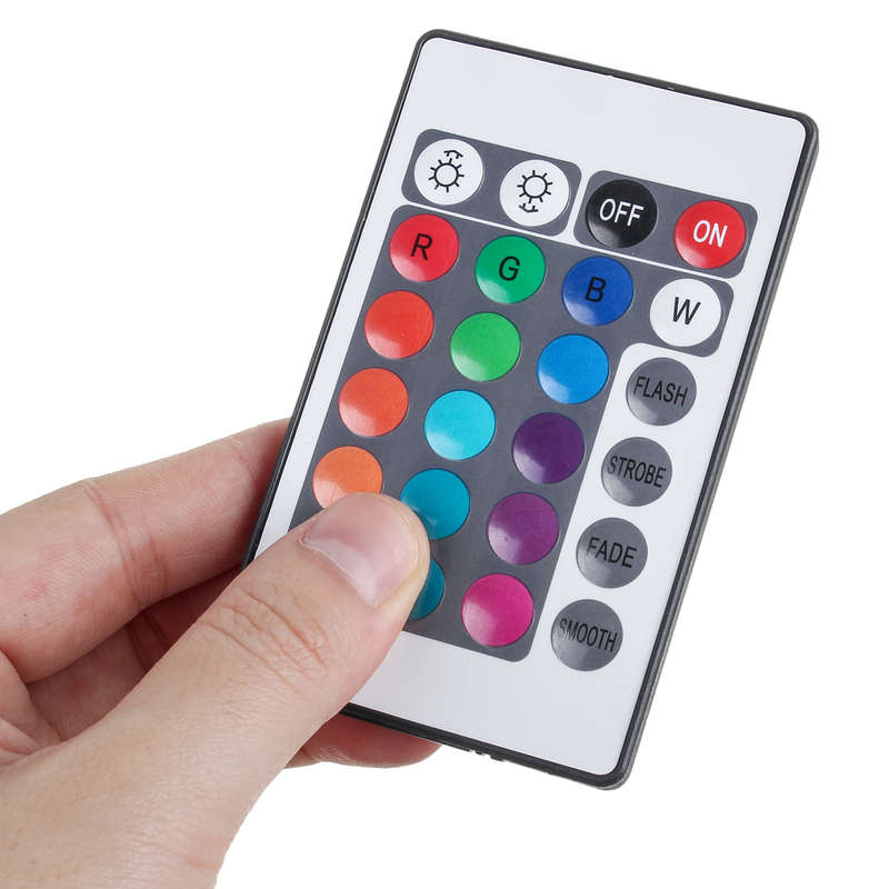 4PCS Multicolor Infrared LED Submersible Swimming Pool Light Remote