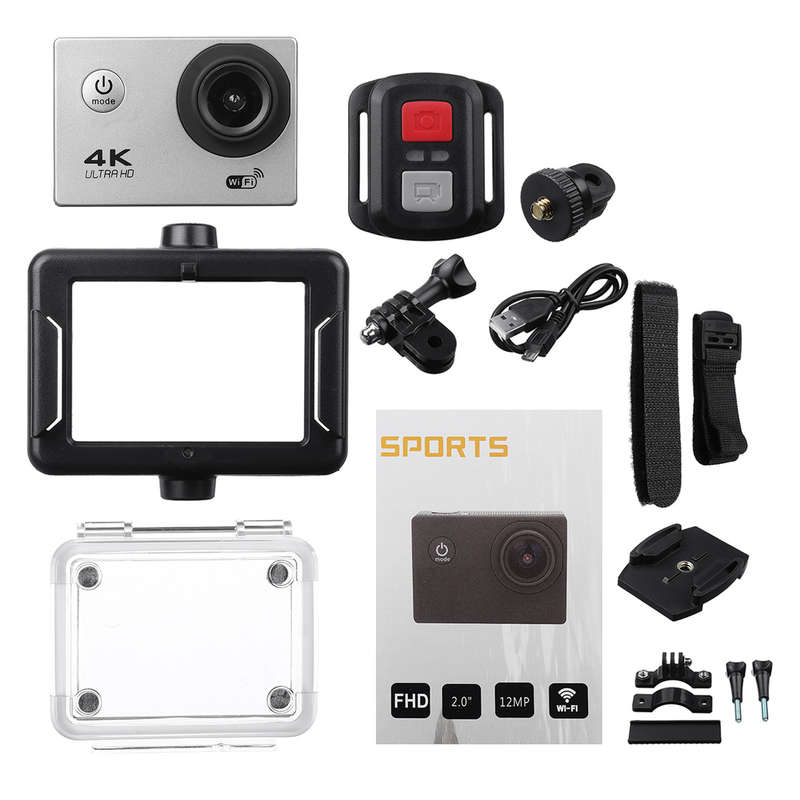 H9R Action Camera 4K @30Fps Ultra Hd 16Mp Wifi Camcorder Wireless Cam Ipx8 Waterproof Underwater Rem
