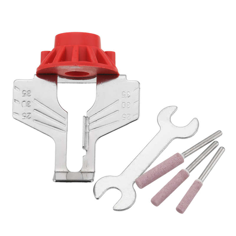 HILDA chain saw sharpening attachment