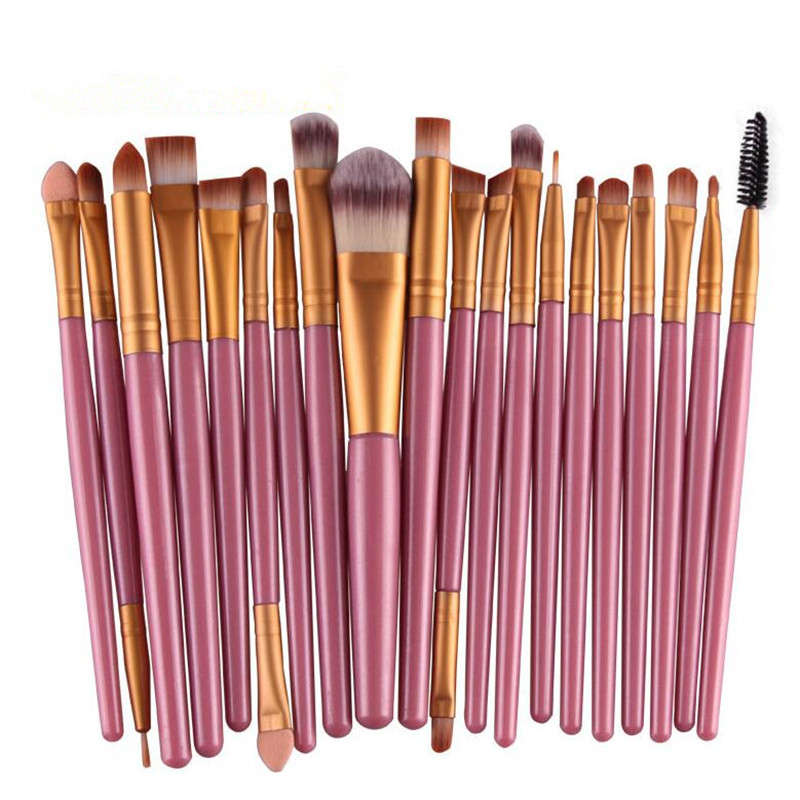 New 20Pcs Multifunctional Face Makeup Brushes Eye Makeup Lip Makeup Brushes Cosm