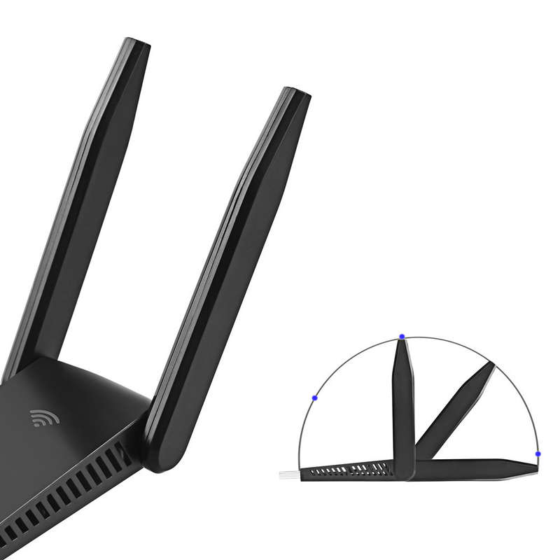 1300Mbps Usb3.0 Wifi Adapter 802.11Ac Dual Band  2* 5Dbi Antenna Wireless Network Card Wifi Dongle T