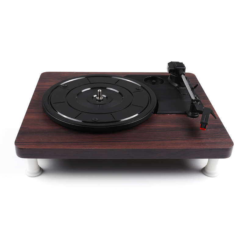 New Retro Stereo 33 45 78 Three Speed Vinyl Record Turntable Player Gramophone