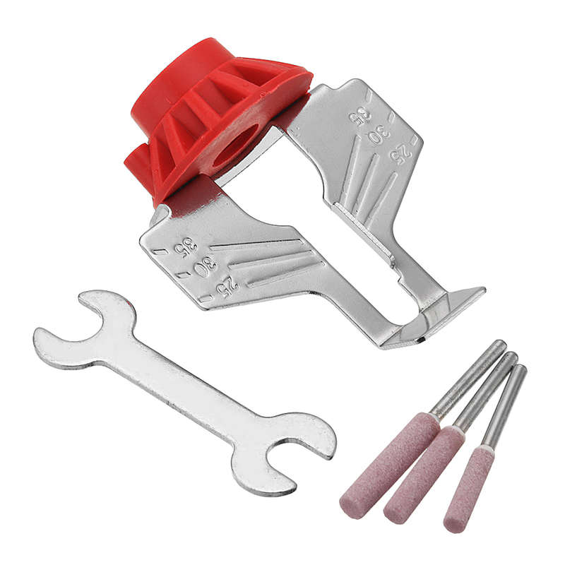 HILDA chain saw sharpening attachment