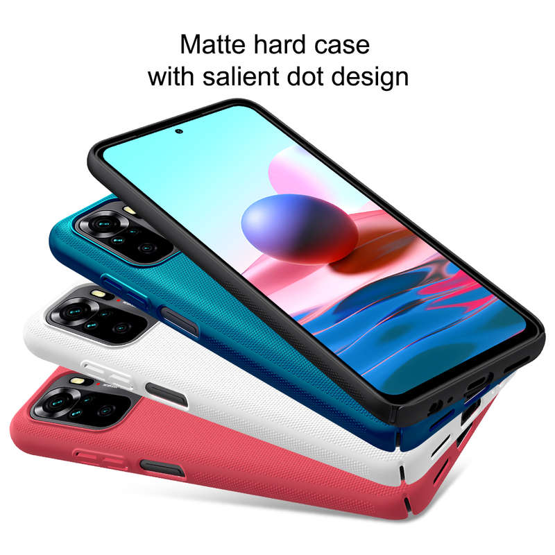 Nillkin for Xiaomi Redmi Note 10 Case Matte Anti-Fingerprint Anti-Scratch Shockproof Hard PC Protect