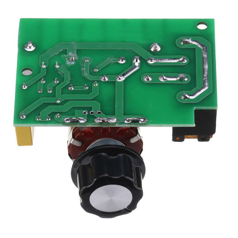 High Efficiency AC 0V-220V SCR Voltage Regulator PWM Motor Speed Controller Dual Capacitor with Knob