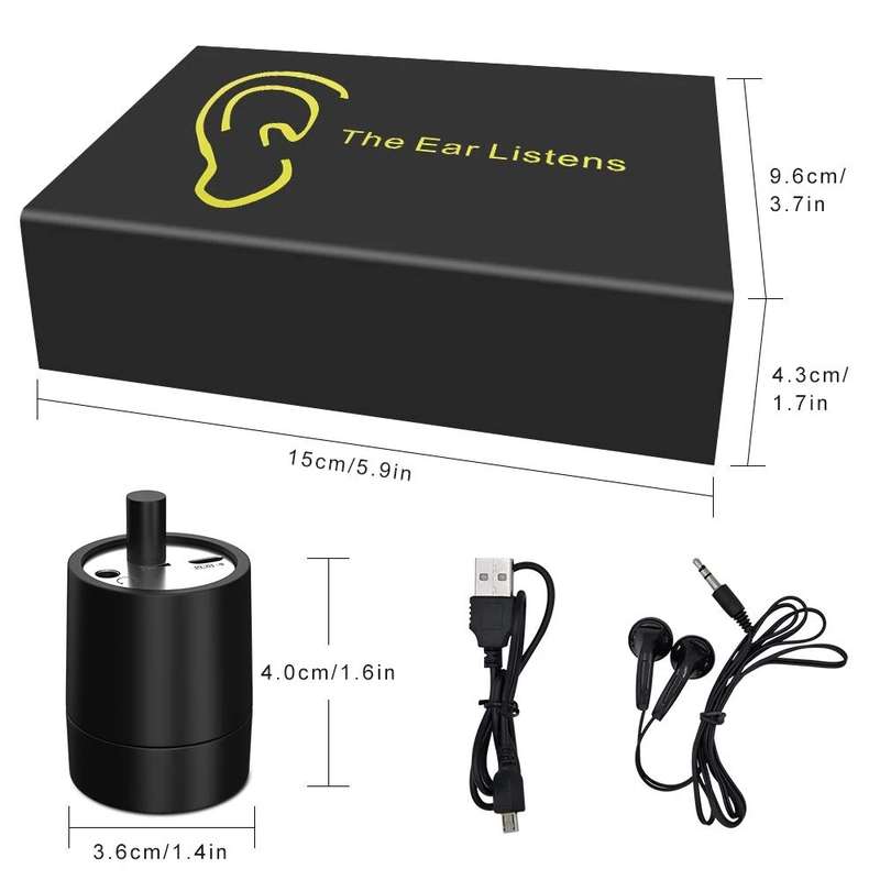Ear Amplifier Wall Sound Amplifier Bug Wall Listening Device Wiretaps Am