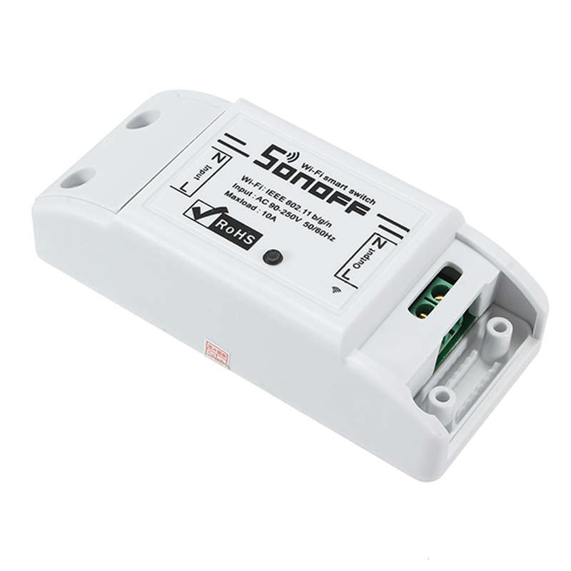 New SONOFF Basic DIY WIFI Wireless Switch For Smart Home With ABS Shell Mobile APP Timer Socke
