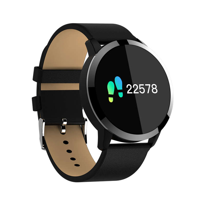 New OUKITEL W1 Color Round Screen Blood Oxygen Pressure Heart Rate Long Standby Smart Watch