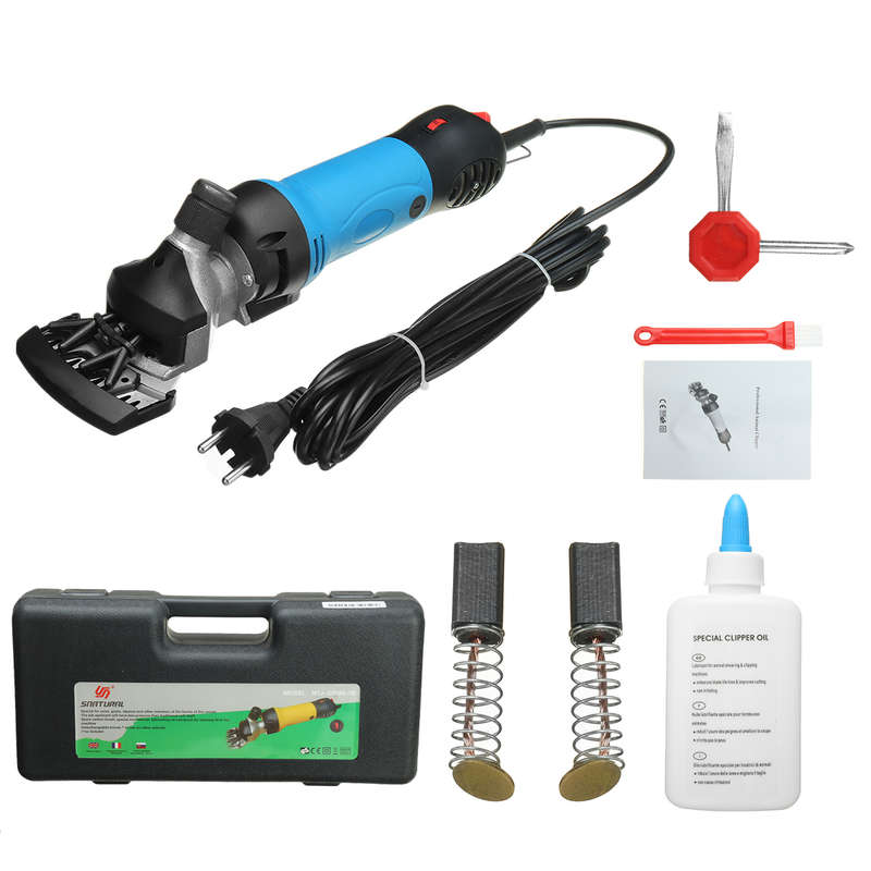 1500W 2800RPM Electric Sheep Clipper Trimmer 6 Speeds Wool Cutter Sheep Hair Cu
