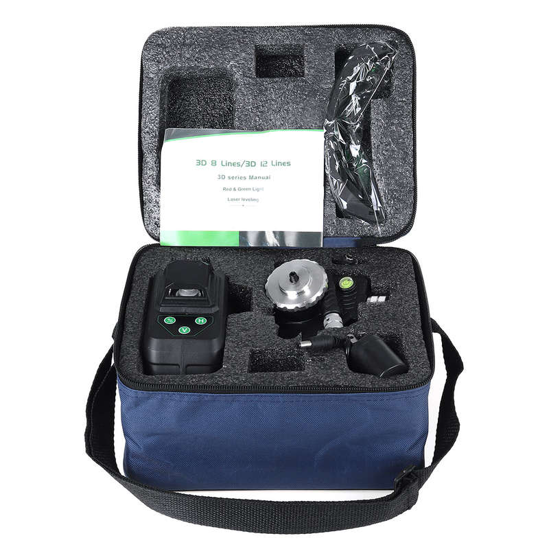 8 Line Green Light Laser Machine Laser Level Horizontal &
