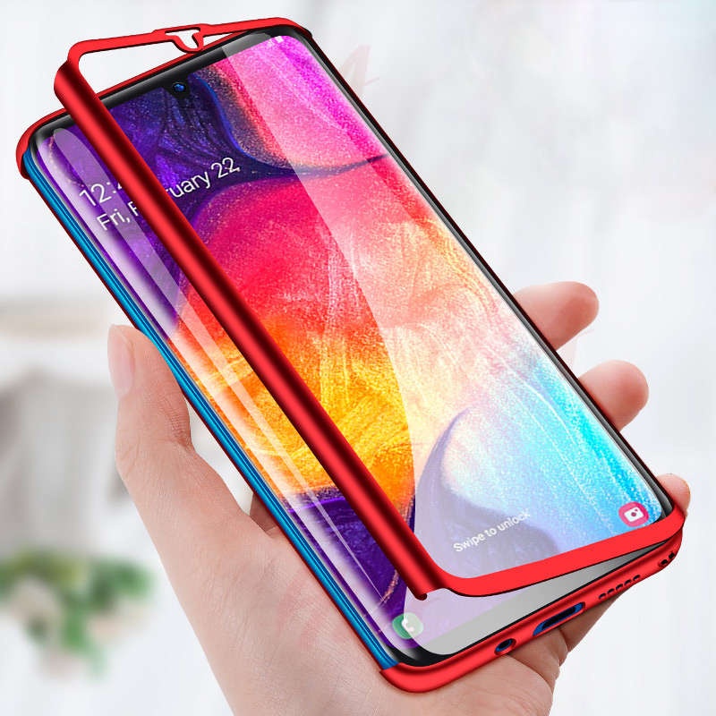 New Bakeey 360 Full Body PC Front+Back Cover Protective Case With Screen Protector For Samsung
