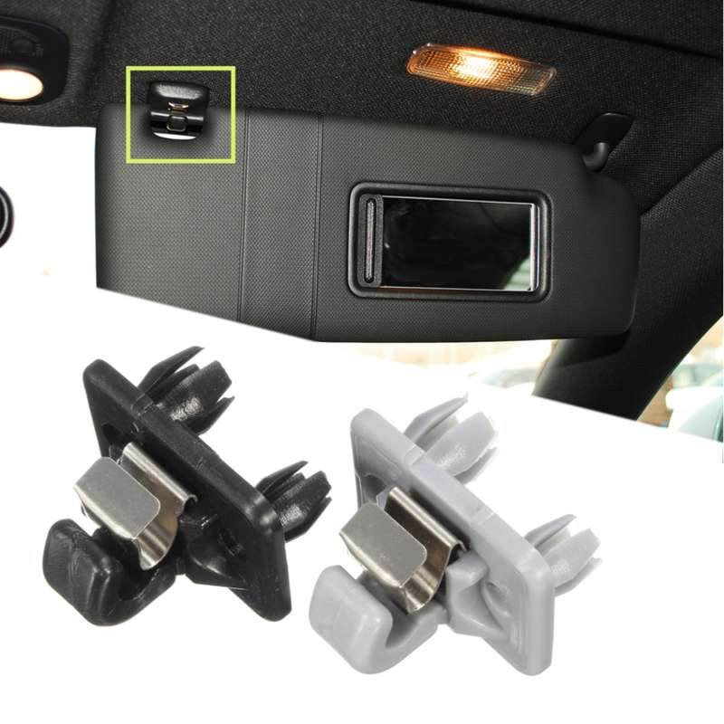 Auto Roof Sun Visor Clip Holder Hook Stand 8W0857562A4PK For Audi A1 A3 A4 A5 Q3 Q5 TT