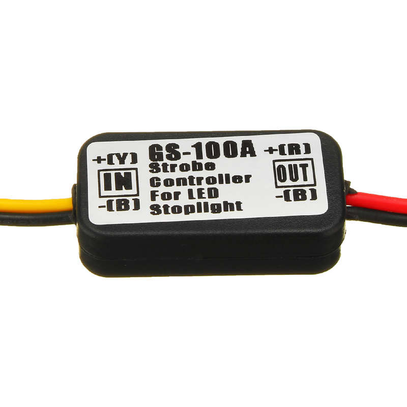 12V Waterproof Flash Strobe Controller Flasher Module For Car Led Brake Stop Lights Lamp